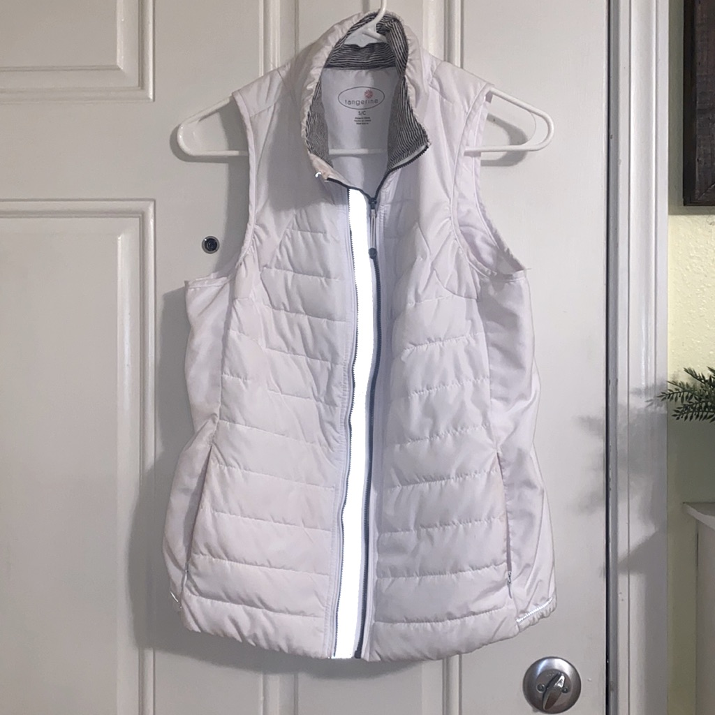 White Puffer Vest